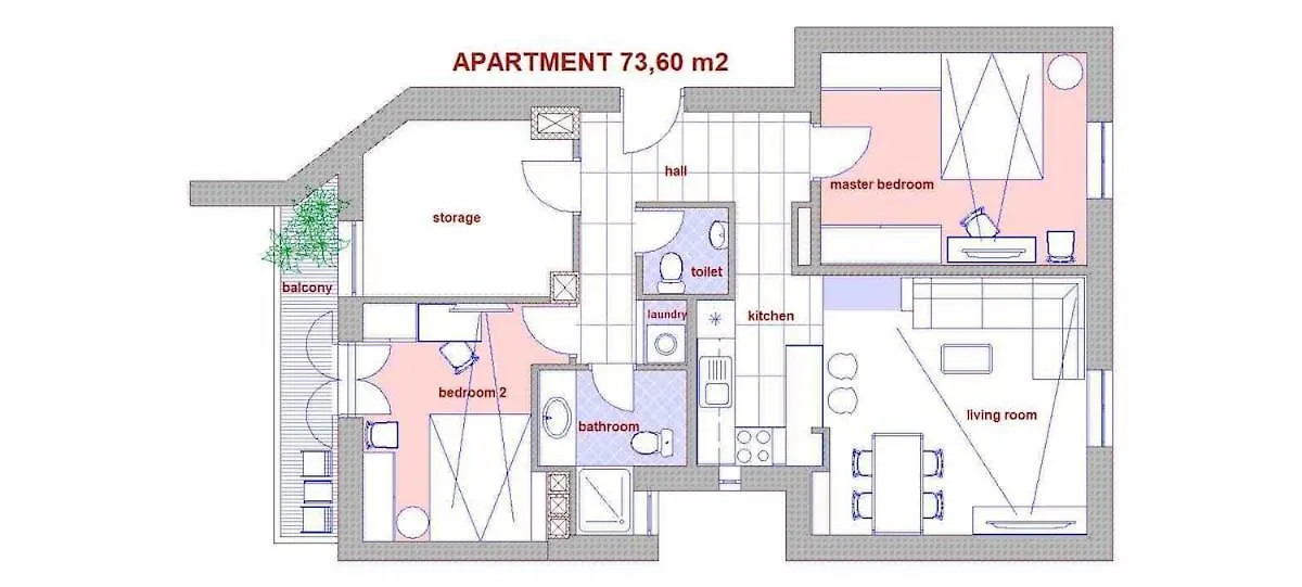 Split City Center - Lovely And Spacious 2Bdrm Apt 0*,